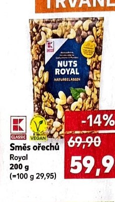 Směs ořechů Royal