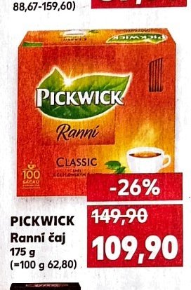 PICKWICK Ranní čaj