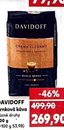 DAVIDOFF Zrnková káva