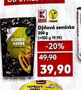 Dýňová semínka 200 g