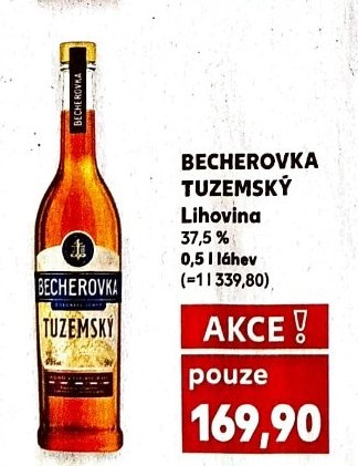 BECHEROVKA TUZEMSKÝ Lihovina