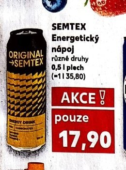 Semtex energetický nápoj