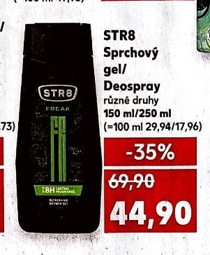 STR8 Sprchový gel/ Deospray různé druhy