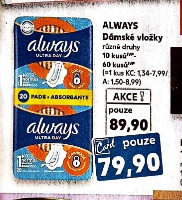 ALWAYS Dámské vložky