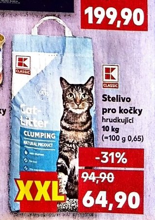 Stelivo pro kočky