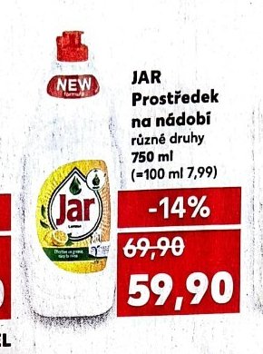 Jar Prostředek na nádobí 750 ml