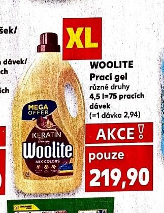 WOOLITE Prací gel 4,5 l