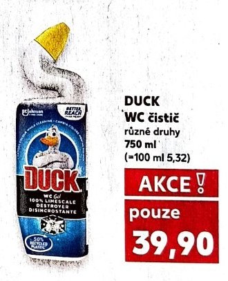 DUCK WC čistič