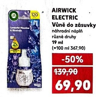 AIRWICK ELECTRIC Vůně do zásuvky