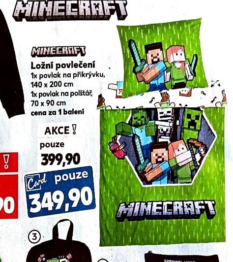 Minecraft Ložní povlečení