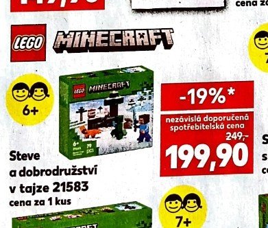 LEGO Minecraft Steve a dobrodružství 21583