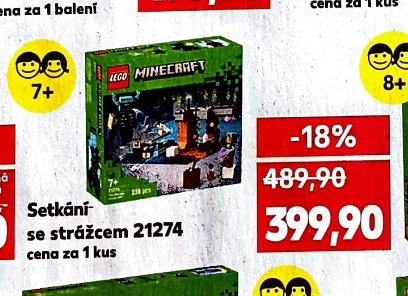 LEGO Minecraft Setkání se strážcem 21274