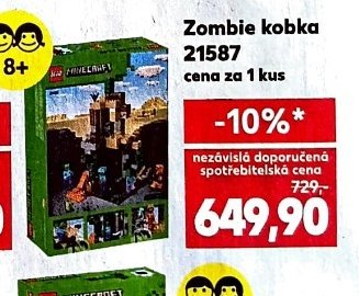 LEGO Minecraft Zombie kobka 21587