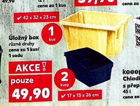 Úložný box 1 kus
