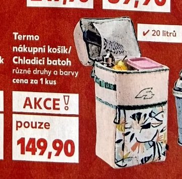 Termo nákupní košík/Chladicí batoh