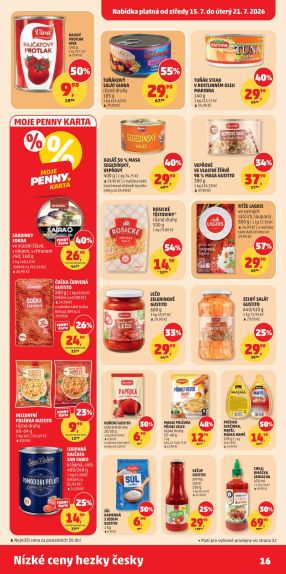 aktuální leták Penny Market 15.7.2026-21.7.2026