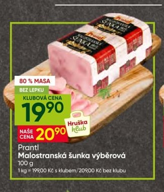 Prantl Malostranská šunka výběrová