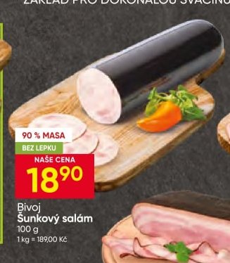 Bivoj Šunkový salám