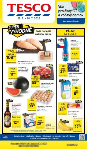 aktuální leták Tesco 22.7.2026-28.7.2026