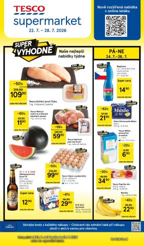 aktuální leták Tesco 22.7.2026-28.7.2026