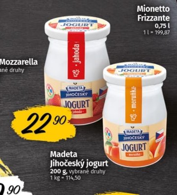 Madeta Jihočeský jogurt