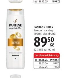 PANTENE PRO-V šampon na vlasy 400 ml, více druhů