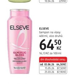 ELSEVE šampon na vlasy 400 ml, více druhů