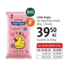 Little Angel bio kukuřičný snack