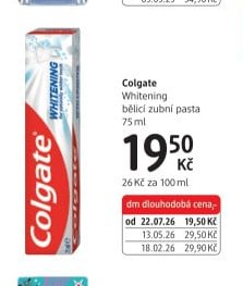 Colgate Whitening bělící zubní pasta