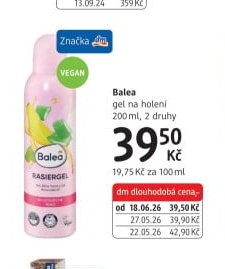 Balea gel na holení