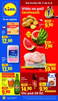 aktuální leták Lidl 30.7.2026-2.8.2026