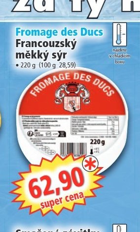 Fromage des Duc Francouzský měkký sýr