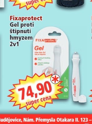 Fixaprotect Gel proti štípnutí hmyzem 2v1