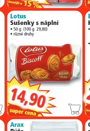 Lotus Sušenky s náplní