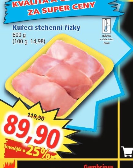 Kuřecí stehenní řízky