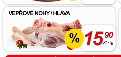 Vepřové nohy / hlava