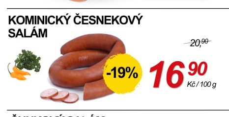 KOMINICKÝ ČESNEKOVÝ SALÁM