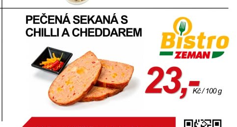 PEČENÁ SEKANÁ S CHILLI A CHEDDAREM
