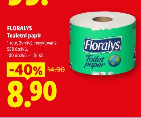 FLORALYS Toaletní papír