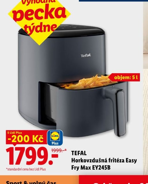 TEFAL Horkovzdušná fritéza Easy Fry Max EY245B
