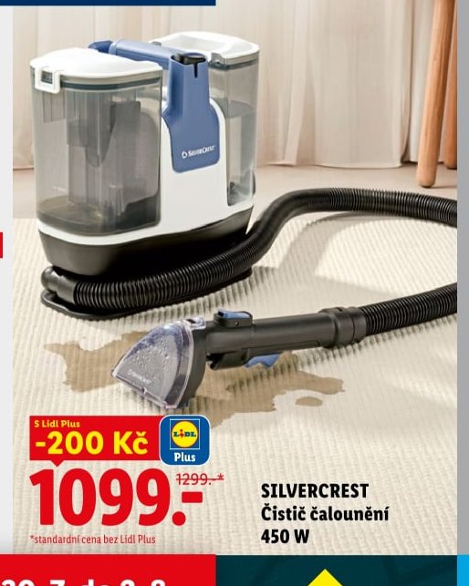 SILVERCREST Čistič čalounění 450 W