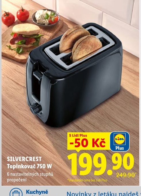 SILVERCREST Topinkovač 750 W