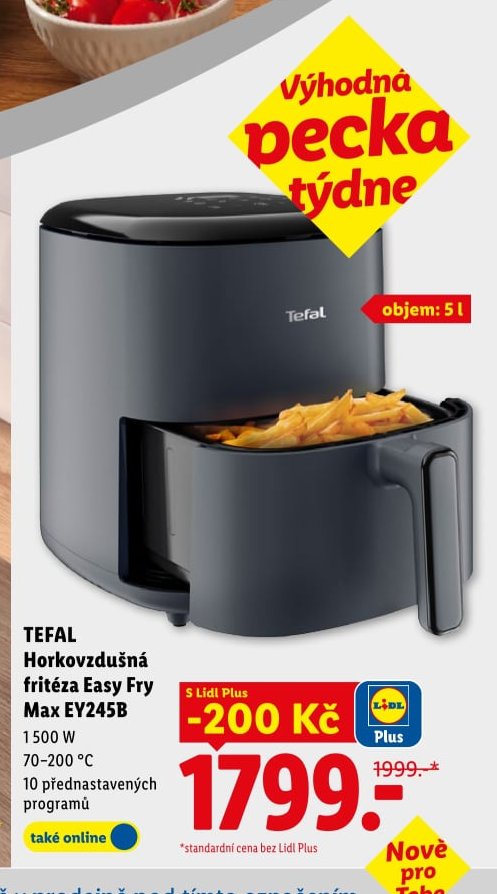 TEFAL Horkovzdušná fritéza Easy Fry Max EY245B