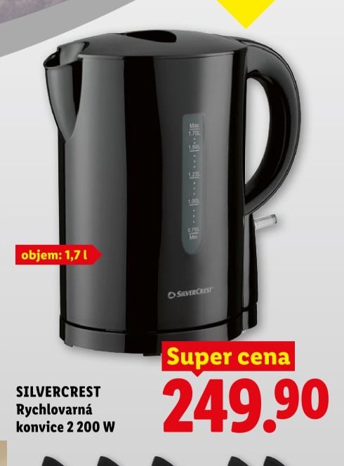 SILVERCREST Rychlovarná konvice 2 200 W