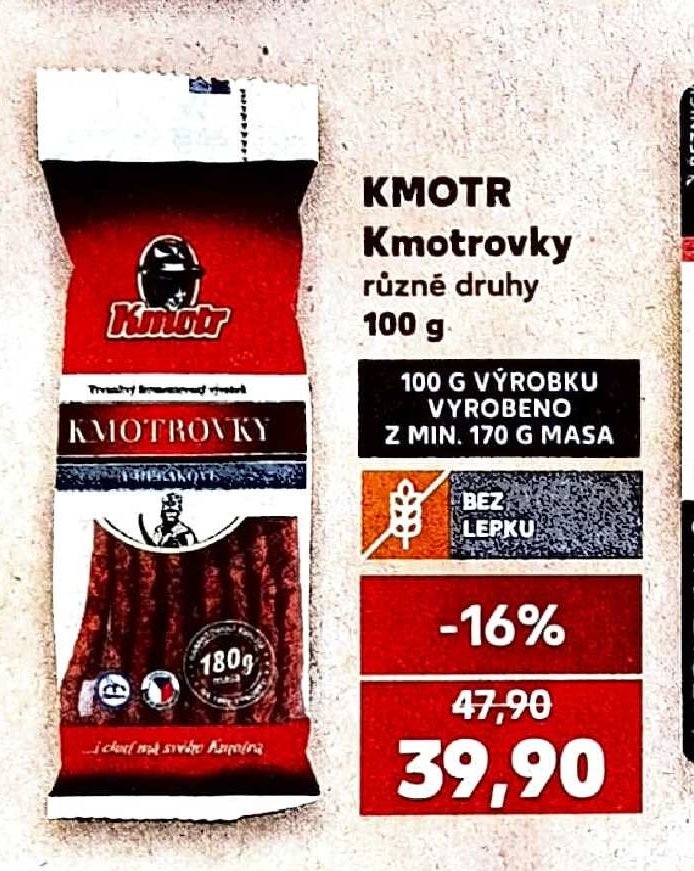 KMOTR Kmotrovky různé druhy