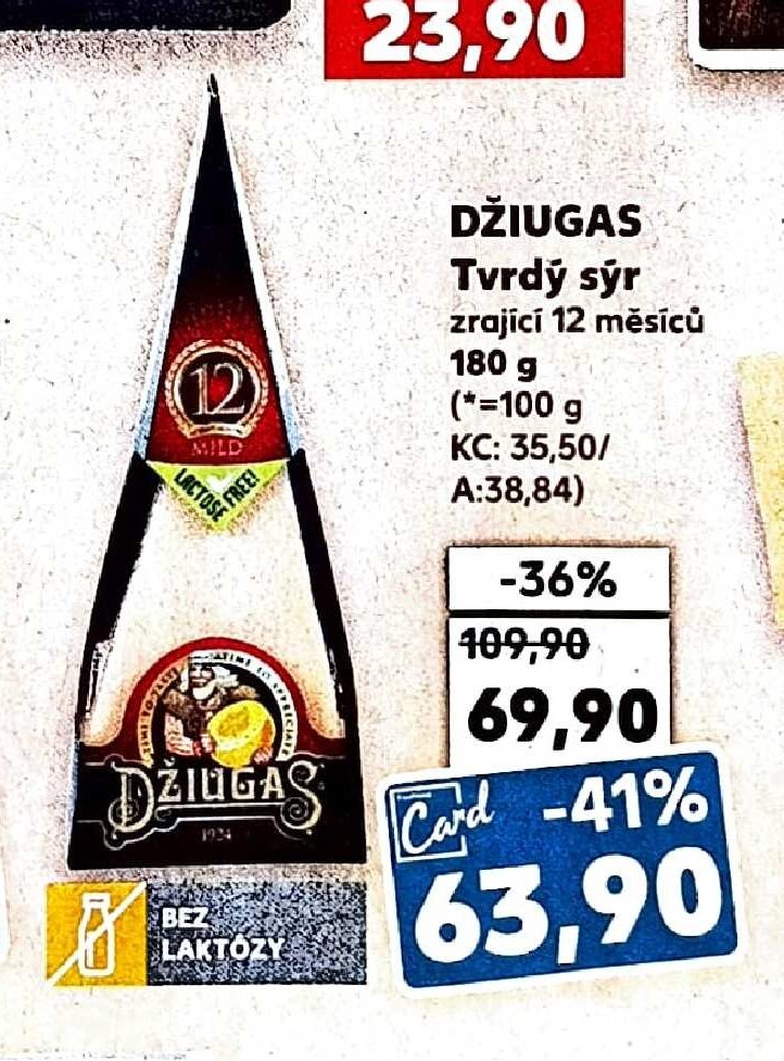 DŽIUGAS Tvrdý sýr