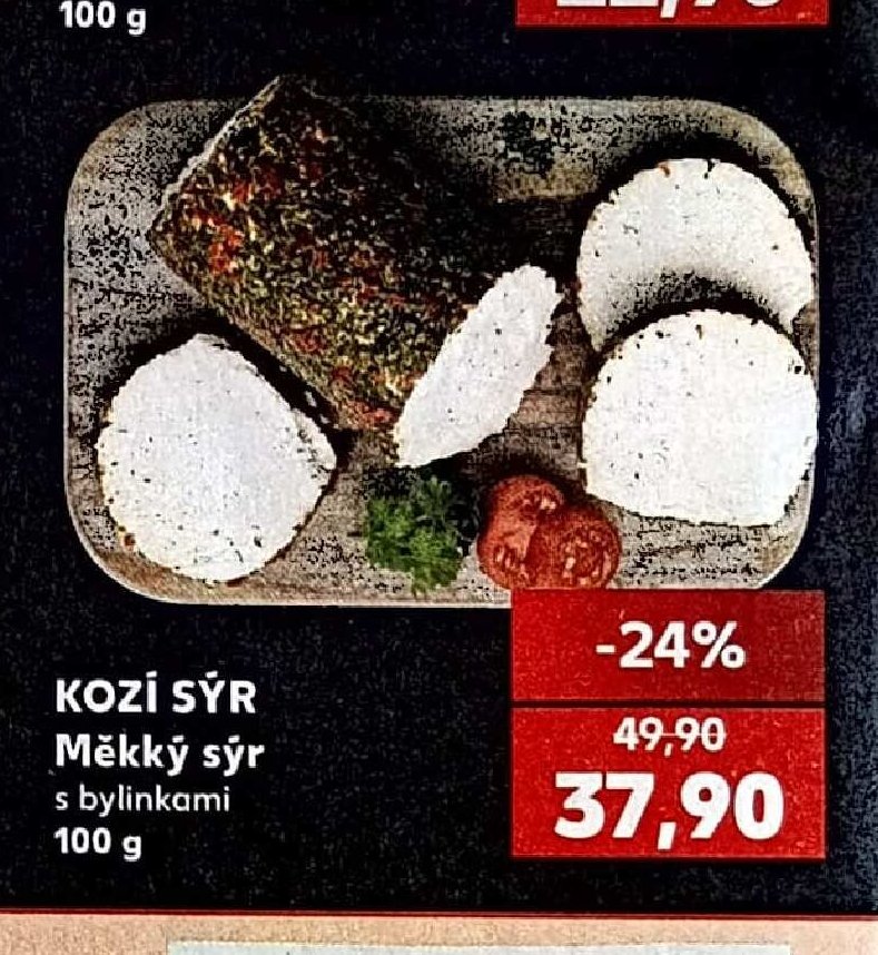 KOZÍ SÝR Měkký sýr s bylinkami