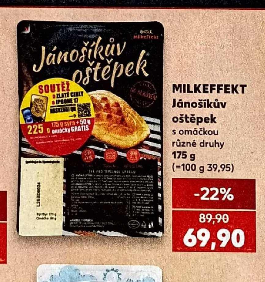 MILKEFFEKT Jánošíkův oštěpek