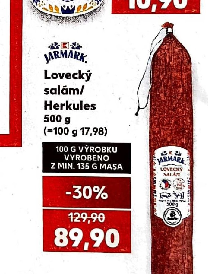 Jarmark Lovecký salám/Herkules 500 g