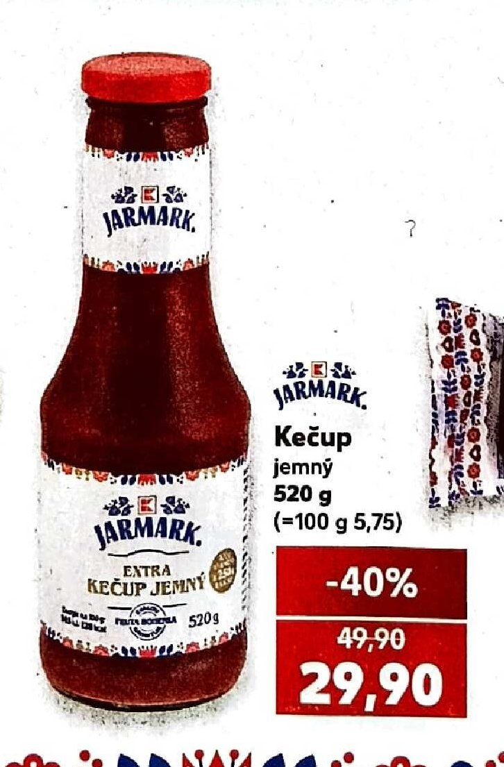 Jarmark Kečup jemný 520 g